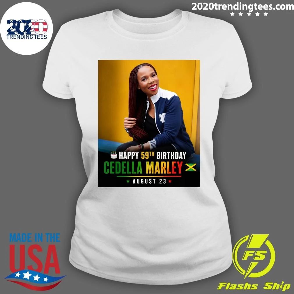 Happy 59th Birthday to Cedella Marley Shirt