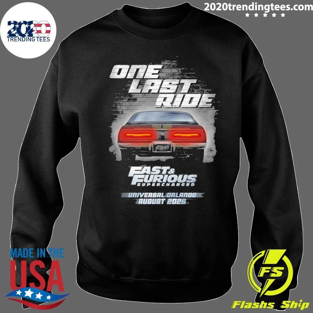 Universal Orlando Fast & Furious Supercharged One Last Ride Shirt