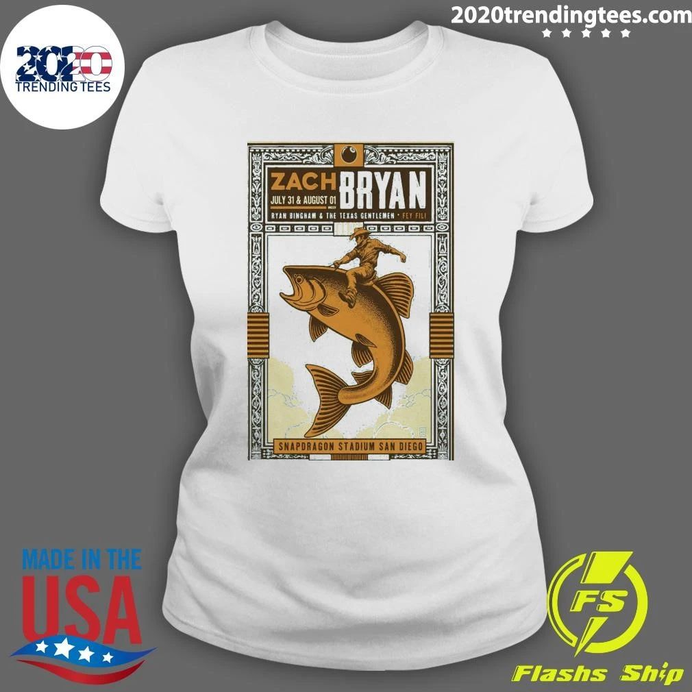 Original Zach Bryan San Diego, Ca 2026 Shirt