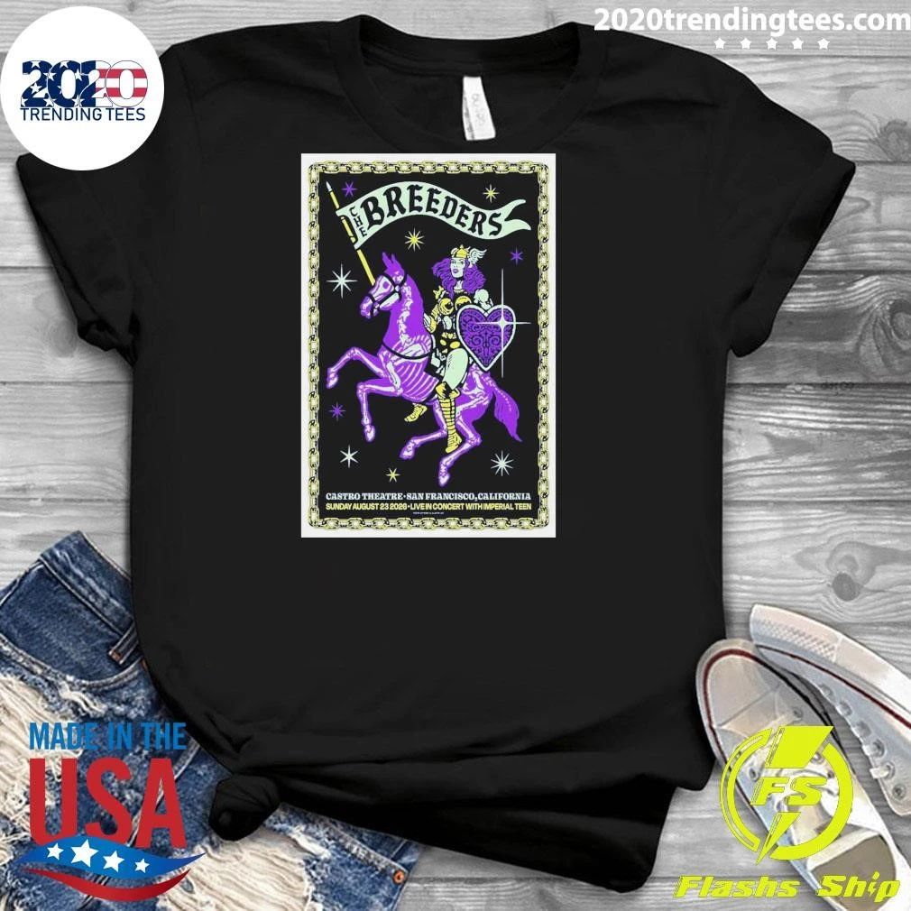 The Breeders August 23 2026 Castro Theatre San Francisco Shirt