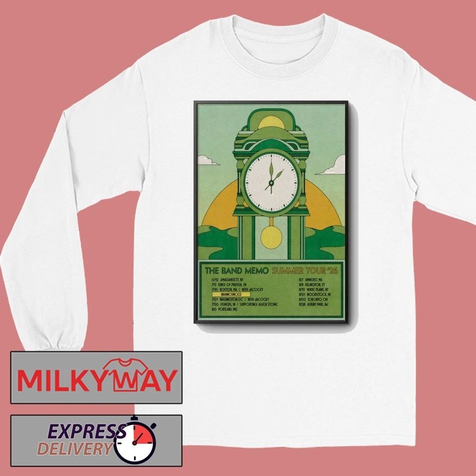 The Band Memo Summer Tour 26 Poster shirt
