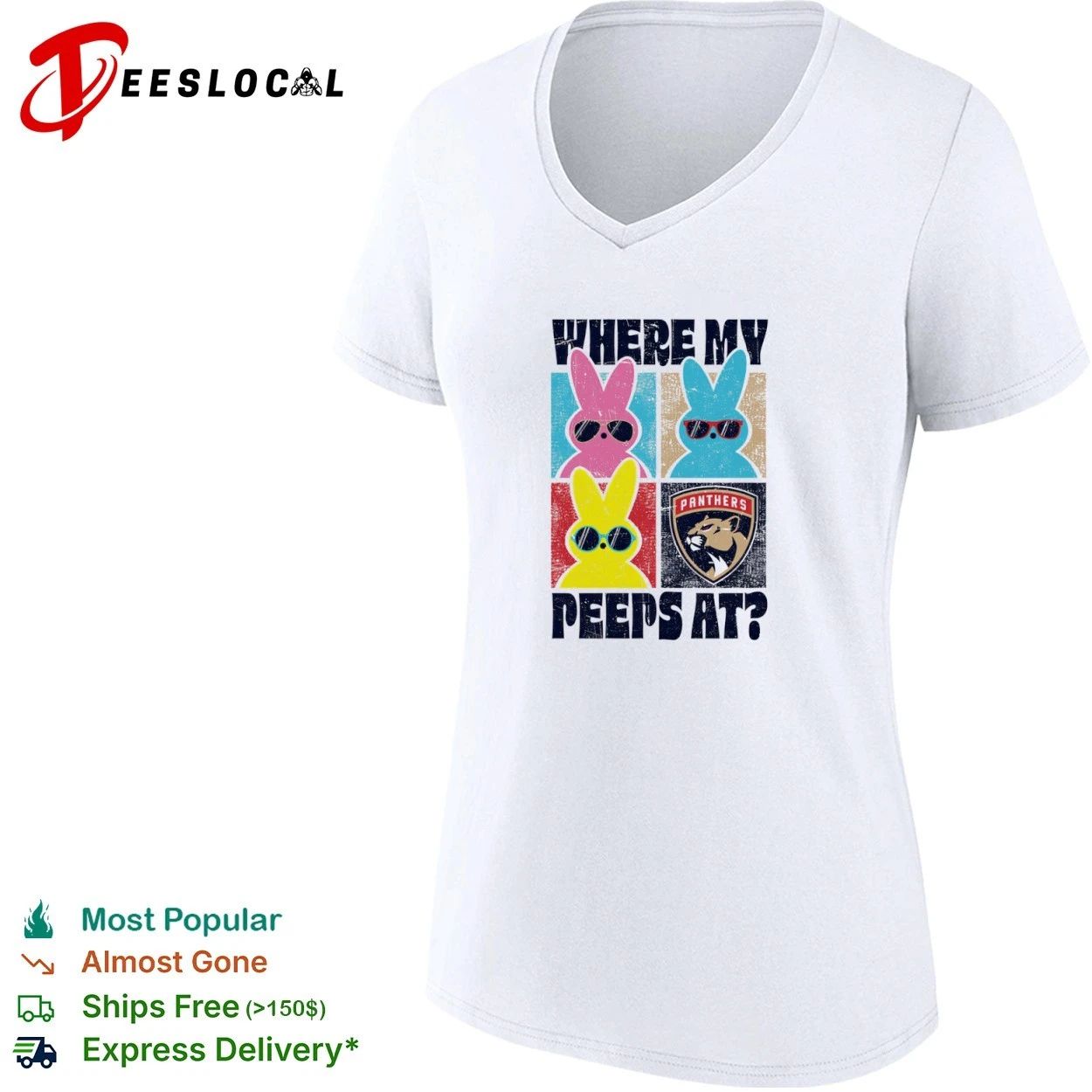 Where My Peeps At Florida Panthers NHL T-shirt
