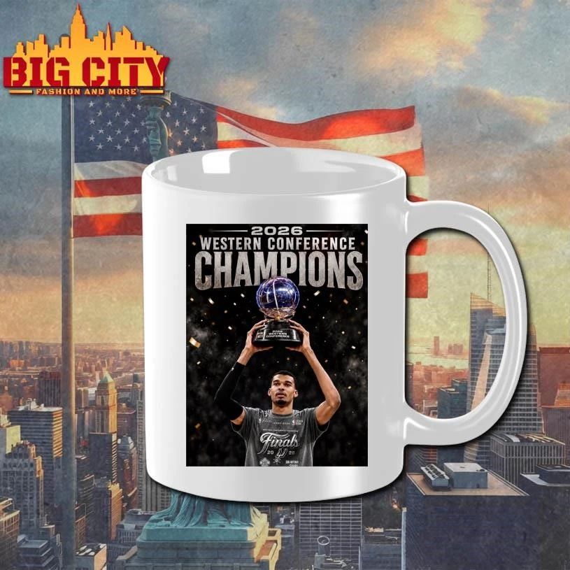 Victor Wembanyama 2026 Western Conference Champions MVP Shirt