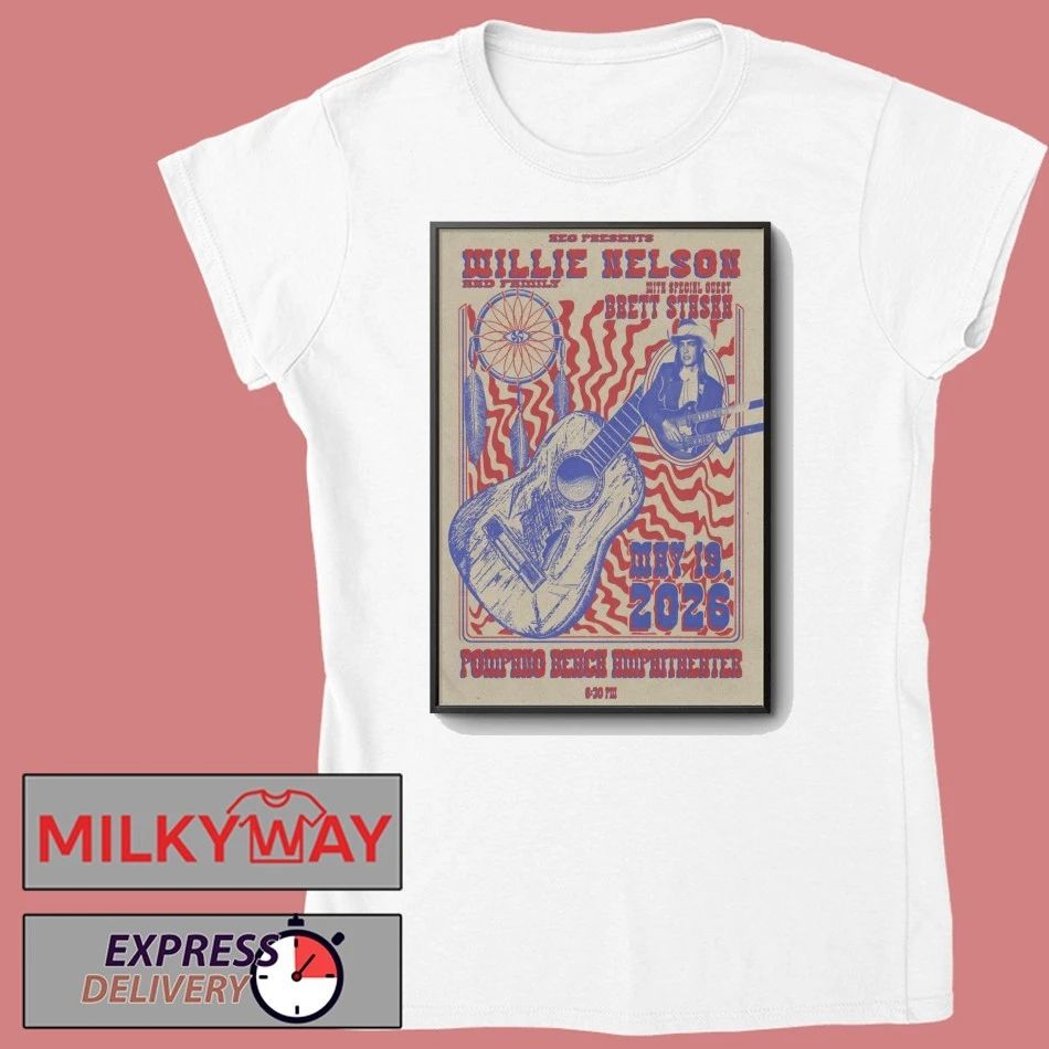 Willie Nelson In Pompano Beach FL On May 19 2026 Poster shirt