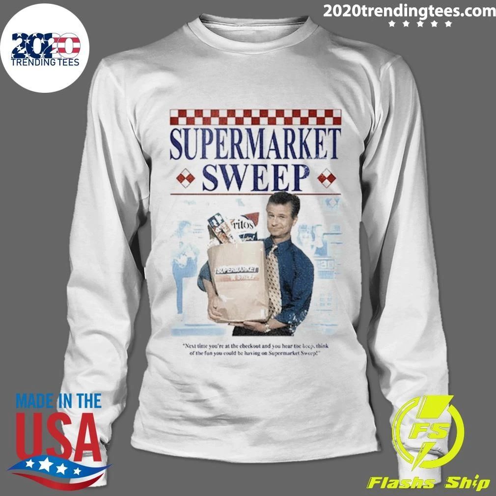 Supermarket Sweep Television Game Show Paper Bag Grocery Shirt