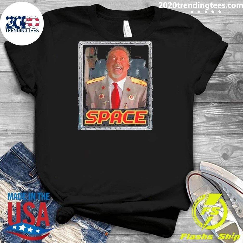 Tim Curry Space Command and Conquer Retro Gaming Shirt
