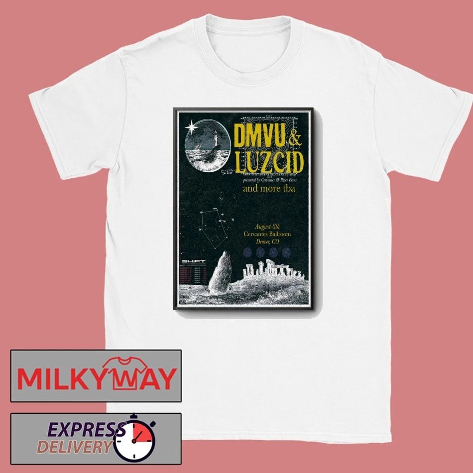 DMVU And LUZCID In Denver CO On Aug 6 2026 Tour Poster shirt
