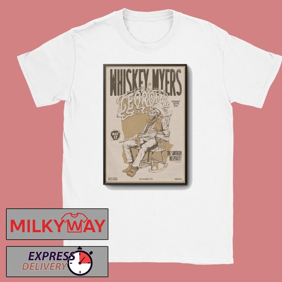 Whiskey Myers At Ameris Bank Amphitheatre On May 23 2026 Poster shirt