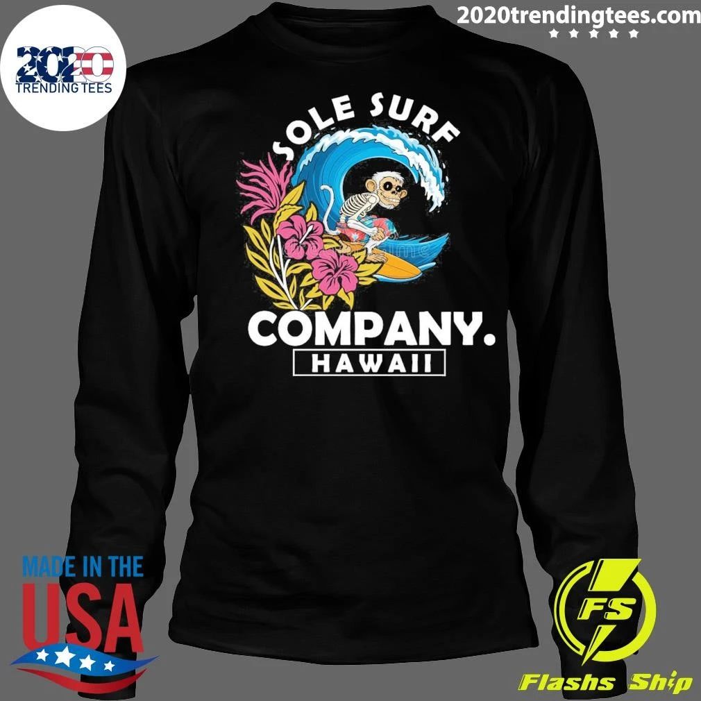 Monkey Cool Stock Illustrations Sole Surf Company Hawaii Shirt