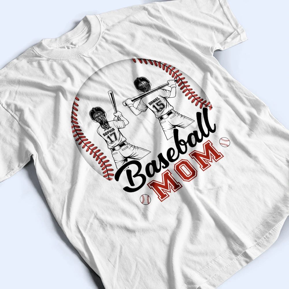 Best Baseball Mom Dad Ever - Personalized T Shirt