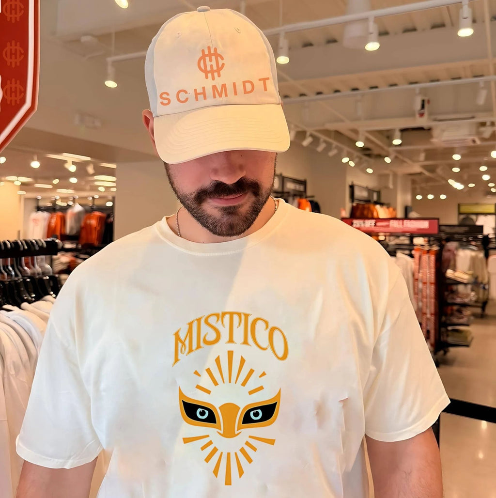 Mistico Legendary Mask graphic shirt