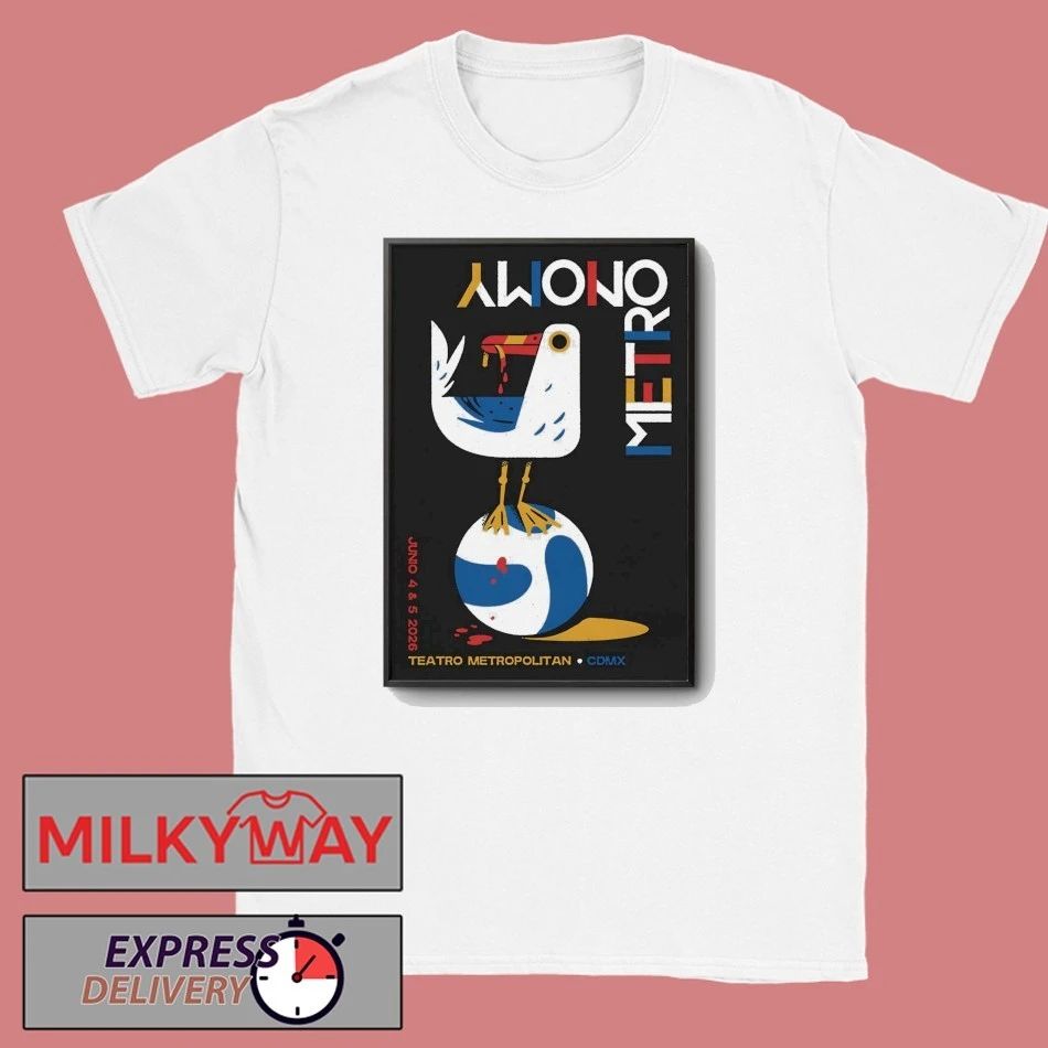 Metronomy Mexico City Tour On Jun 4-5 2026 Poster shirt