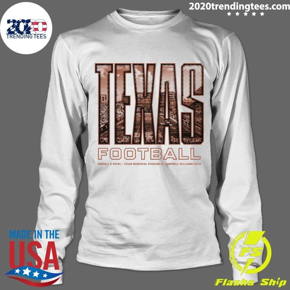 Homefield Texas Longhorns Stadium Fill Football Tee Shirt