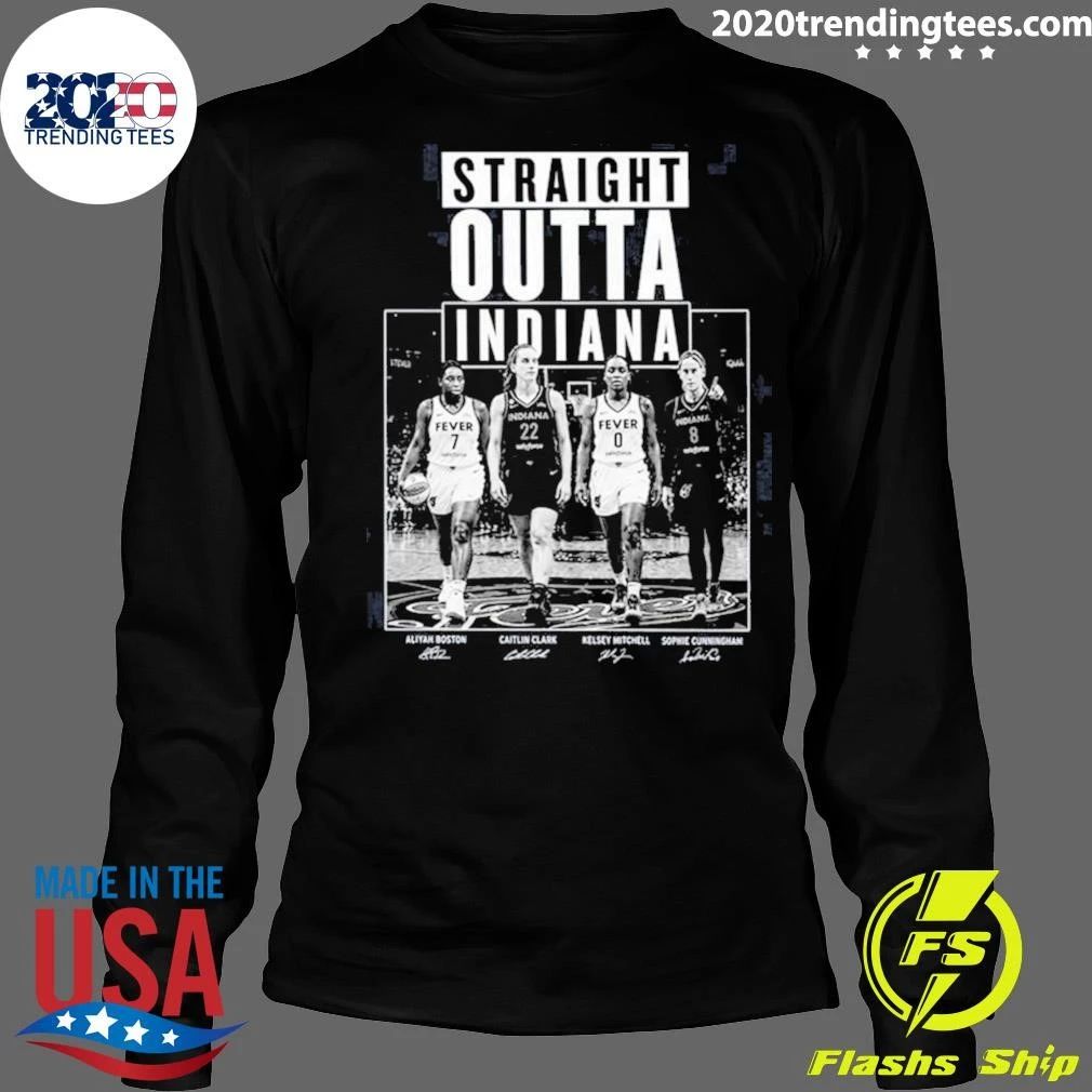 Straight Outta Indiana Basketball 2026 Signature Shirt