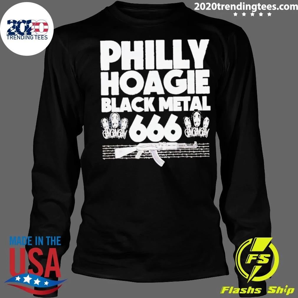 Philly Hoagie Black Metal 666 Philadelphia Shirt