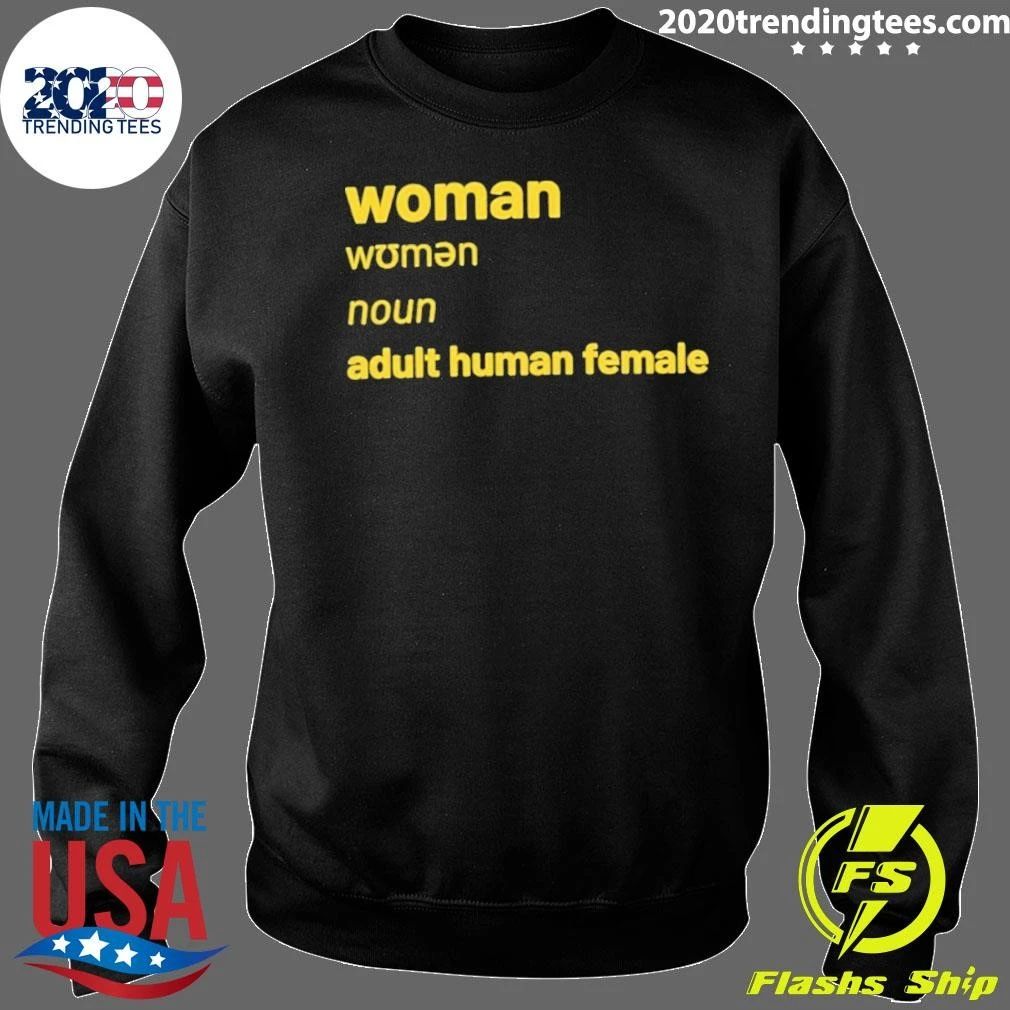 Woman Noun Adult Human Female Definition Shirt