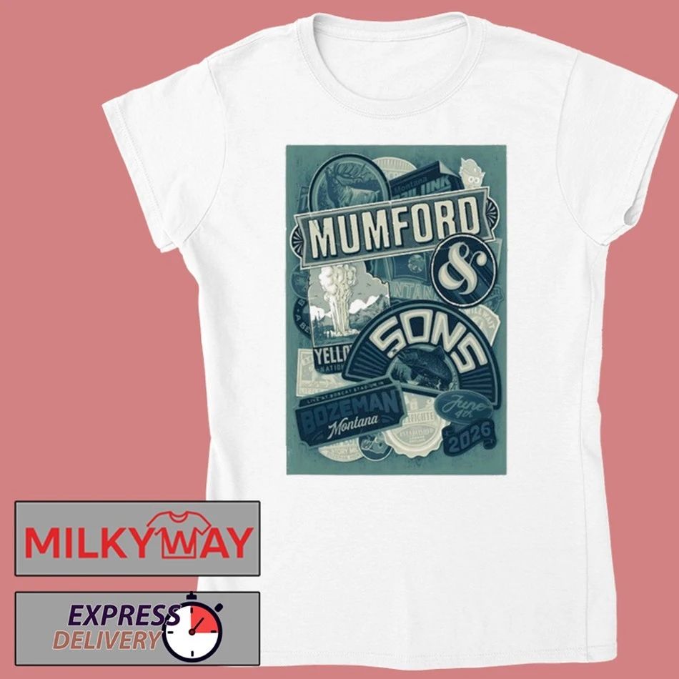 Mumford And Sons Bobcat Stadium in Bozeman MT June 4 2026 shirt