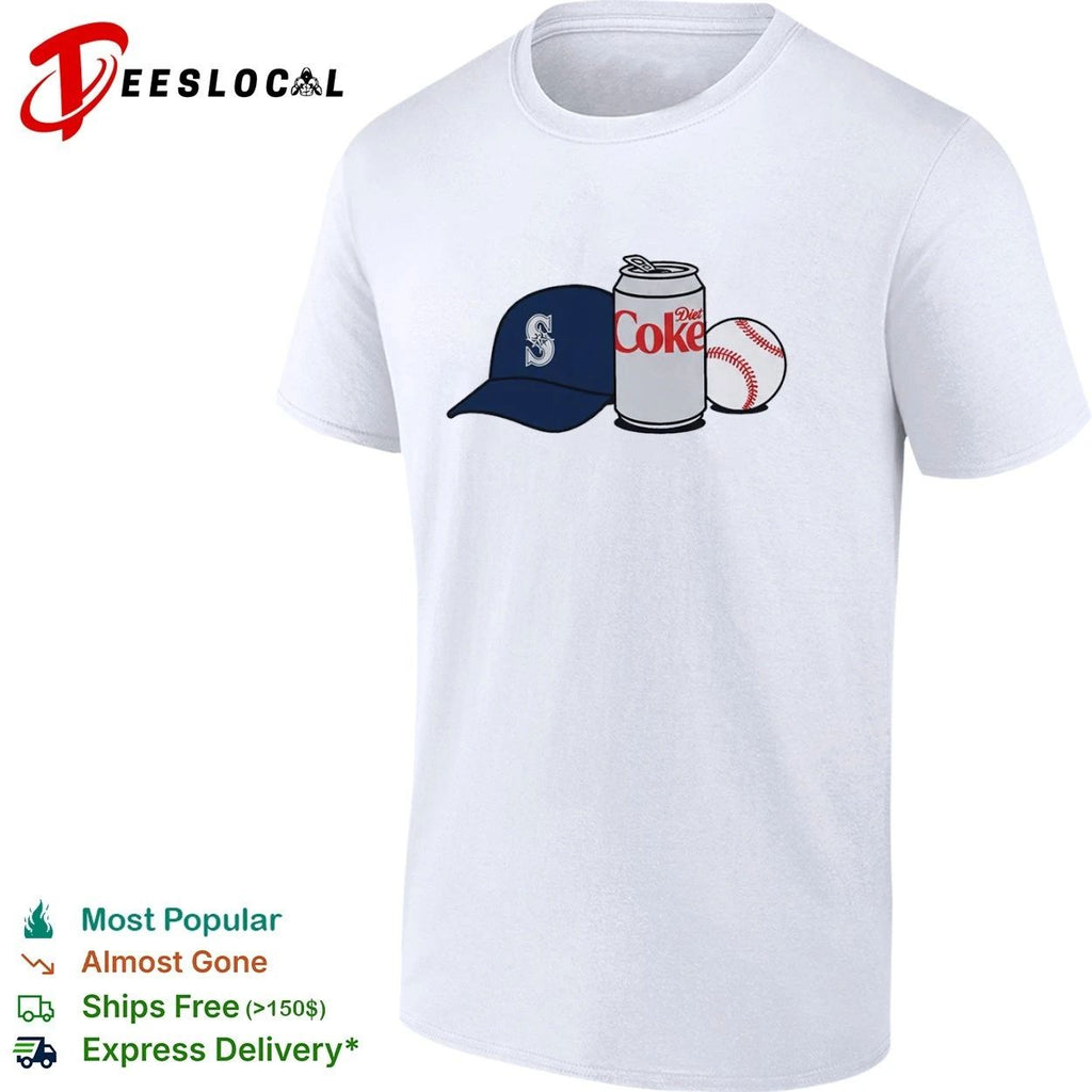 Seattle Mariners Diet Coke Baseball 2026 Mariners T-shirt
