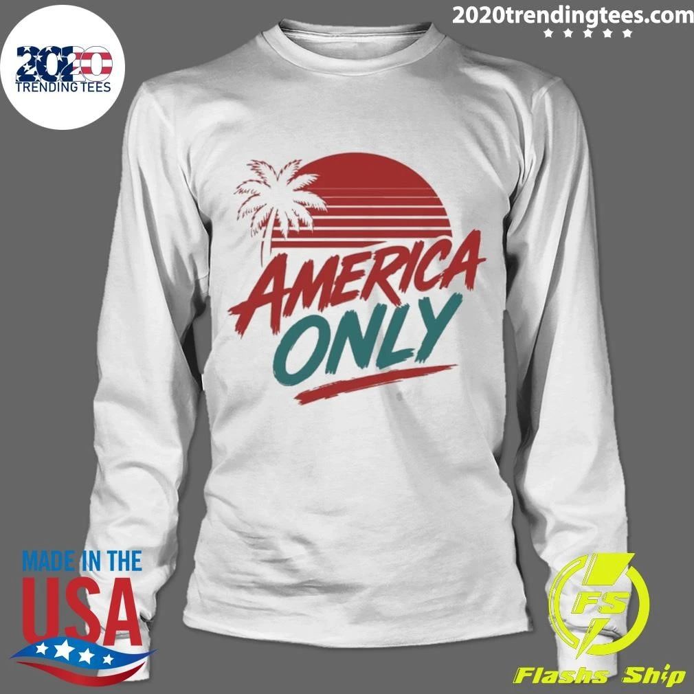 America Only Tropical Sunset Shirt
