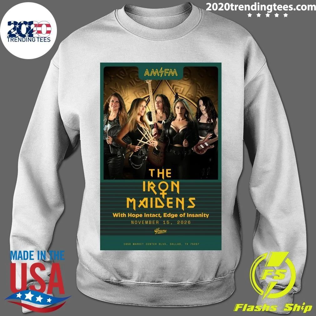 The Iron Maidens With Hope Intact, Edge Of Insanity November 15 2026 Shirt