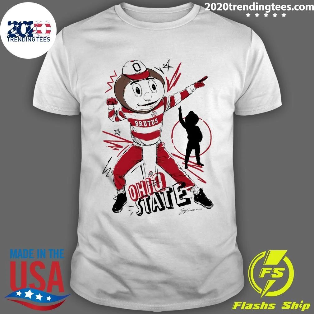 Ohio State Grey Brutus Flex Signature Shirt