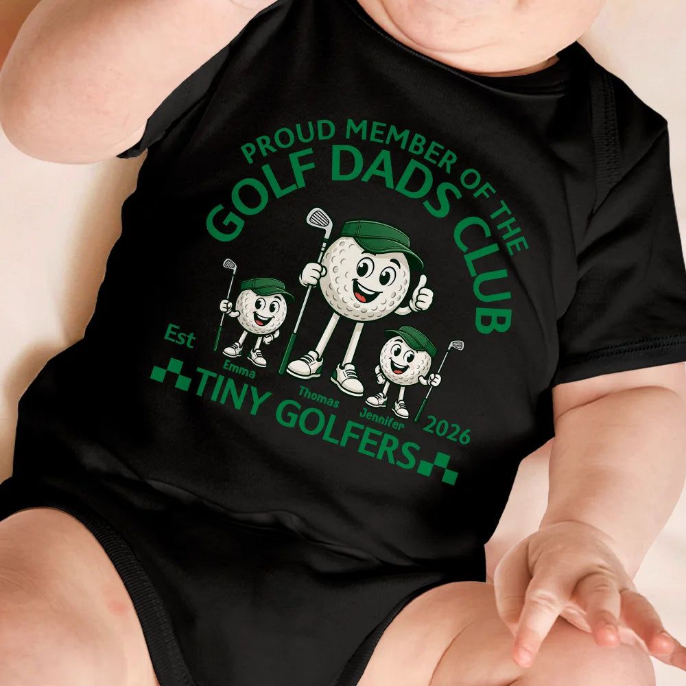 Proud Member Of The Golf Dads Club - Personalized T Shirt