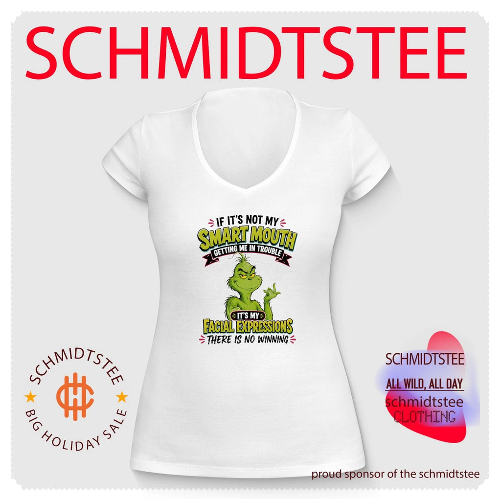 The Grinch Smart Mouth and Facial Expressions shirt