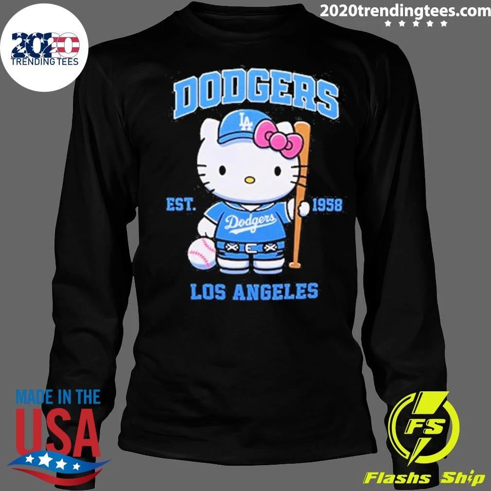 House of Tees Kitty Los Angeles Dodgers Est. 1958 Shirt