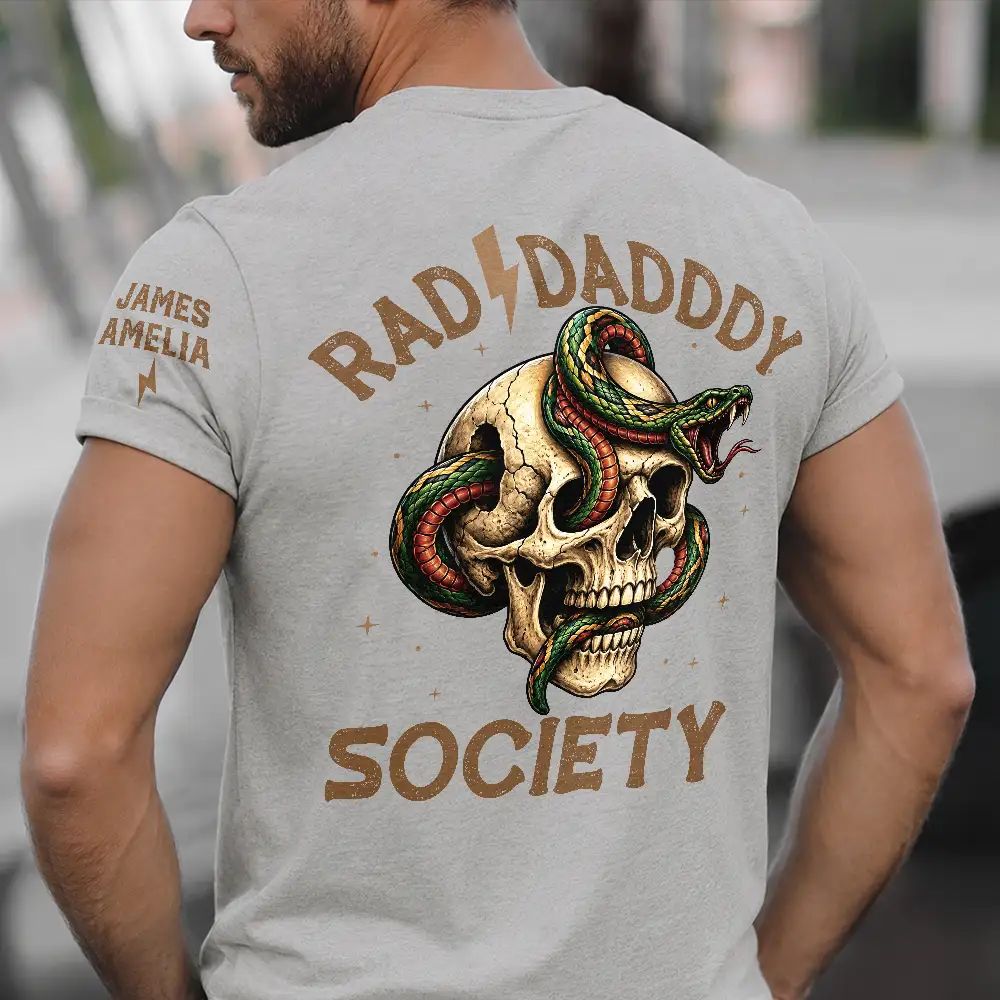 Rad Dad Society - Personalized T Shirt