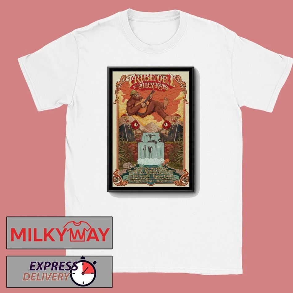 Tribe of I and The Alley Kats Tour 2026 Poster shirt