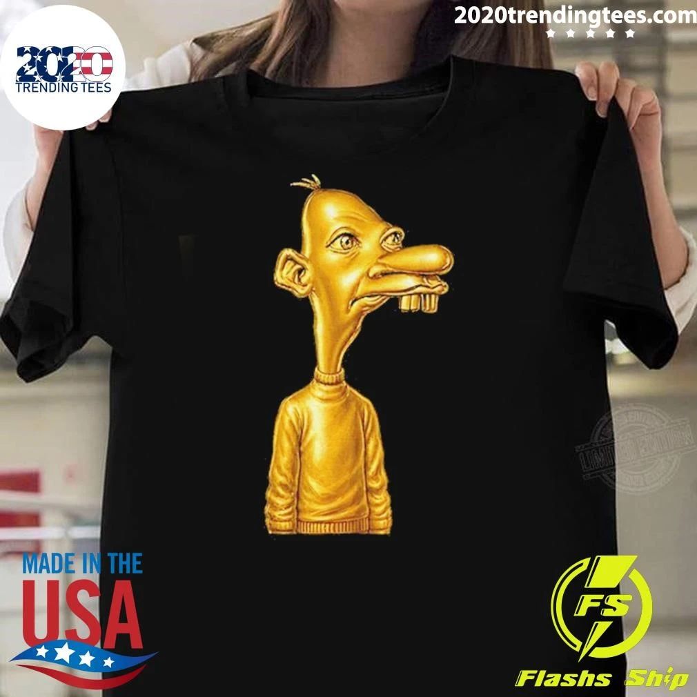 Neegy Manny Statue Gold Shirt