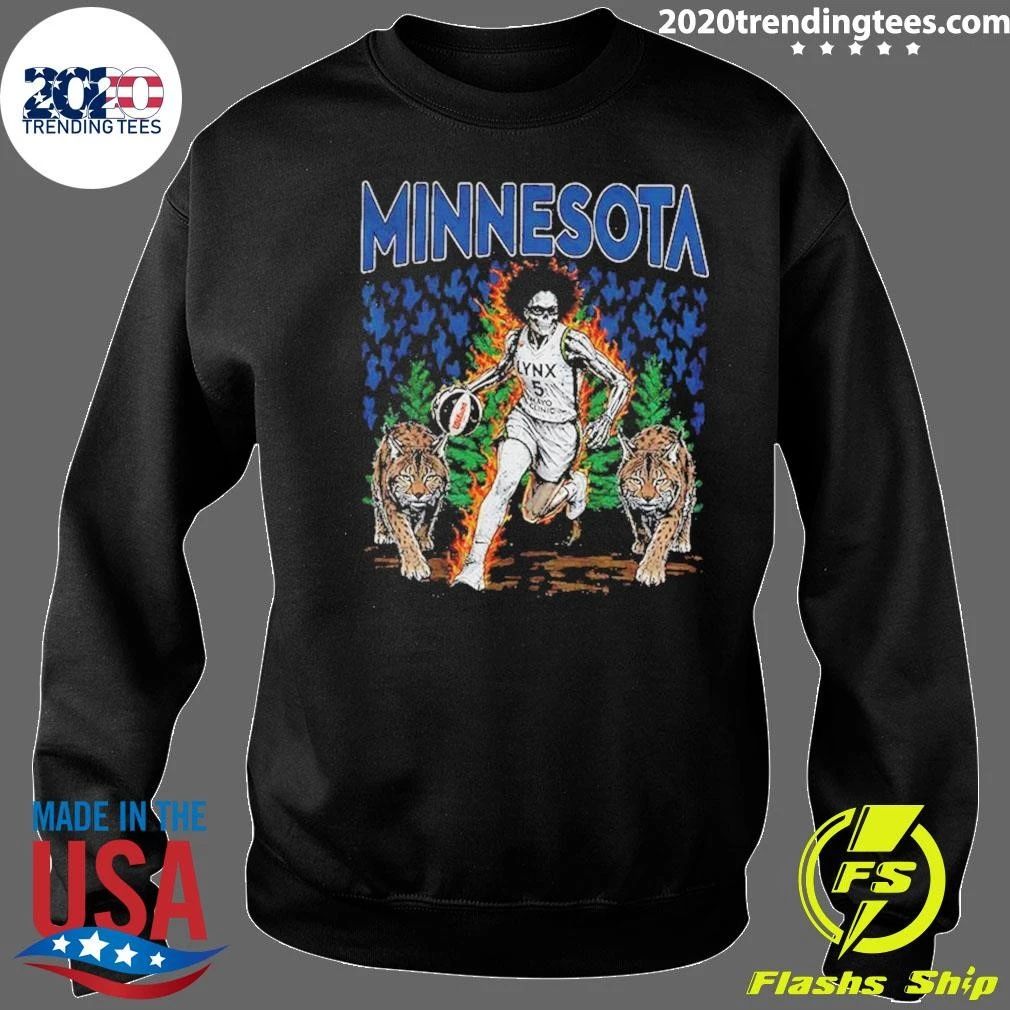 Miles Minnesota Lynx Wnba Basketball Women Skull Game Day 2026 Shirt