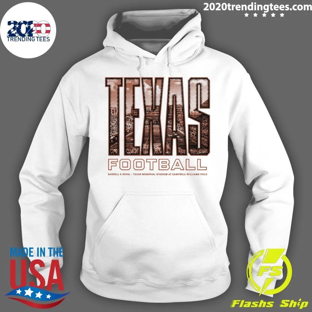 Homefield Texas Longhorns Stadium Fill Football Tee Shirt