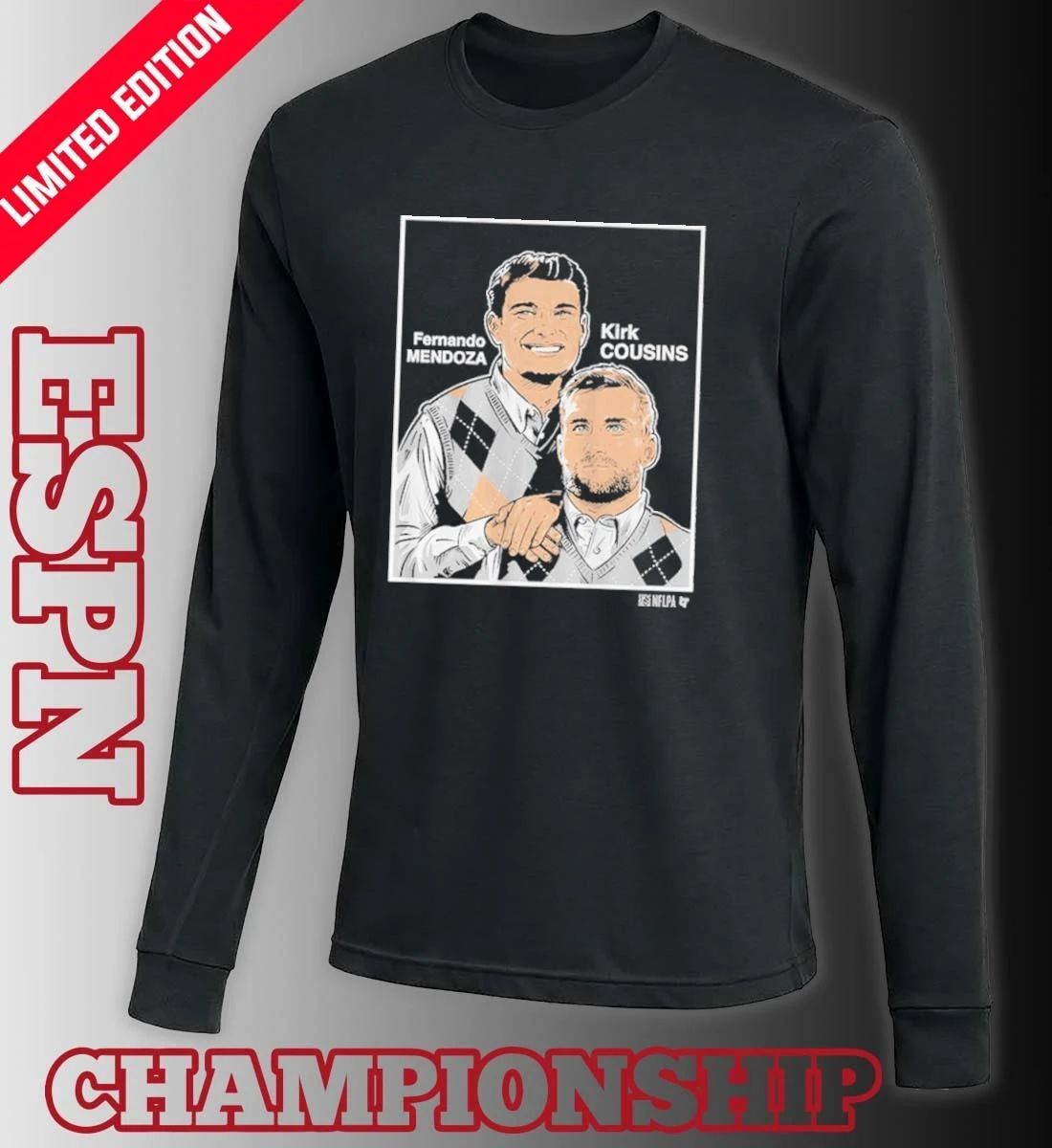 Step Brothers Fernando Mendoza And Kirk Cousins Family Portrait Shirt