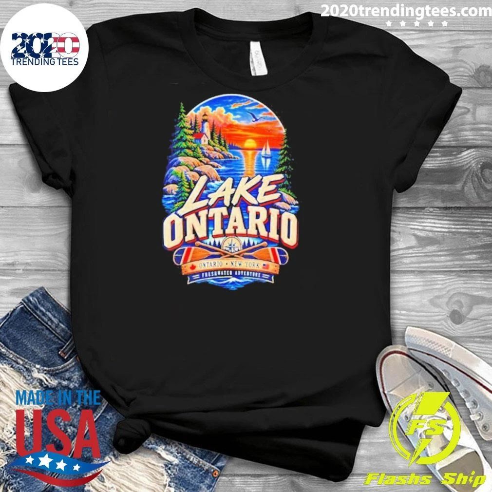 Lake Ontario Great Lakes Sunset Vintage Shirt