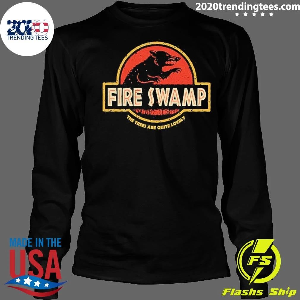 Jurassic Swamp Fire Swam The Trees Are Quite Lovely Shirt