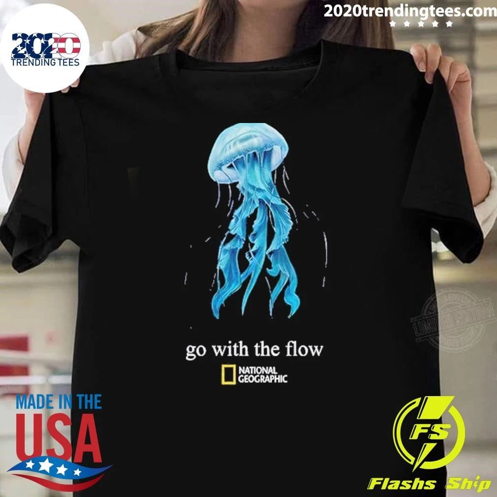 Jellyfish Marine Animal National Geographic Go With The Flow Shirt