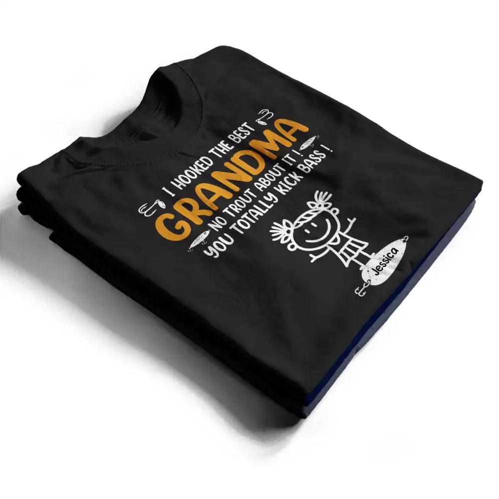 We Hooked The Best Dad Fishing - Personalized T Shirt