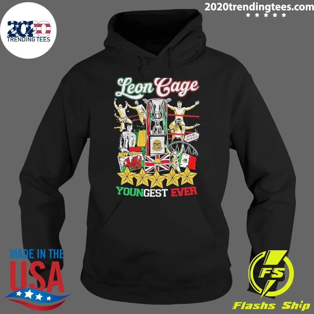Leon Cage Cmll Wrestling Champion Commemorative Leon Cage Youngest Ever Shirt