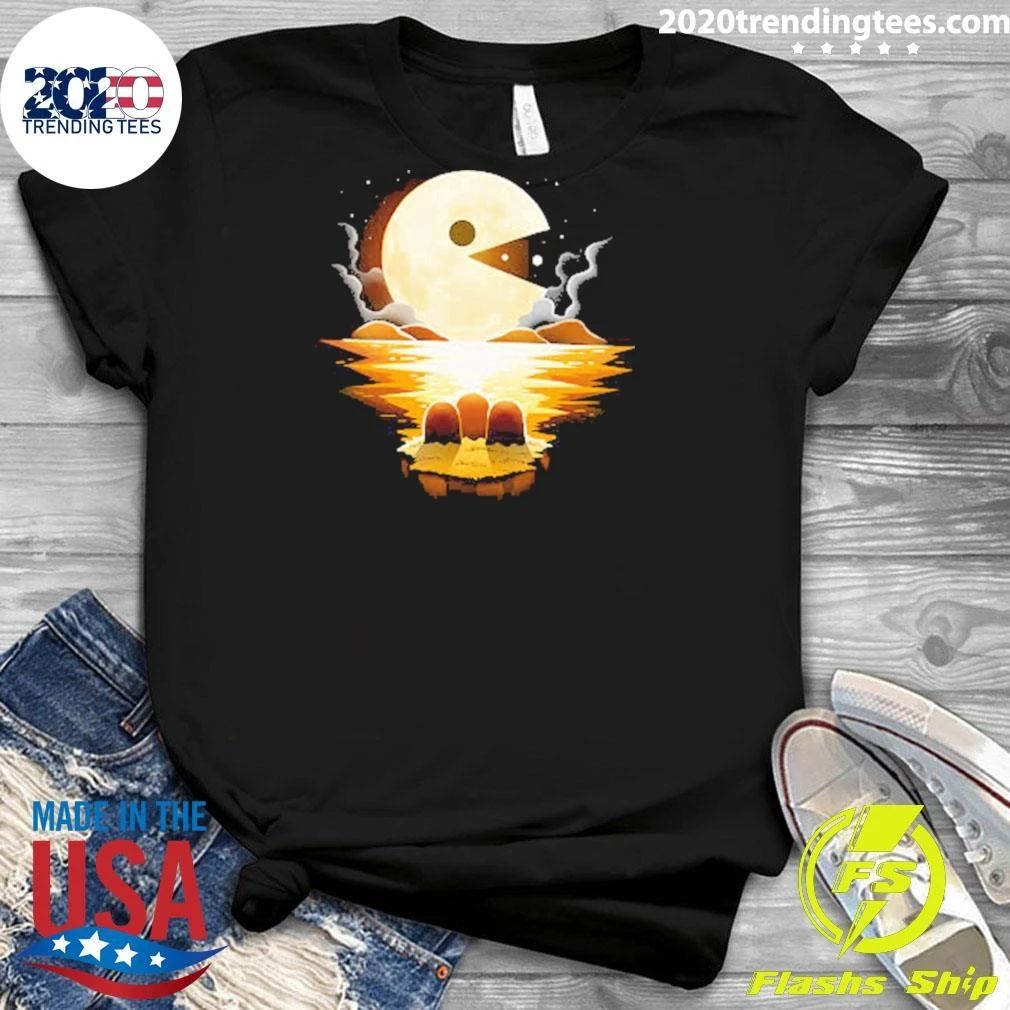 Pac-Man Gamer Moon Shirt
