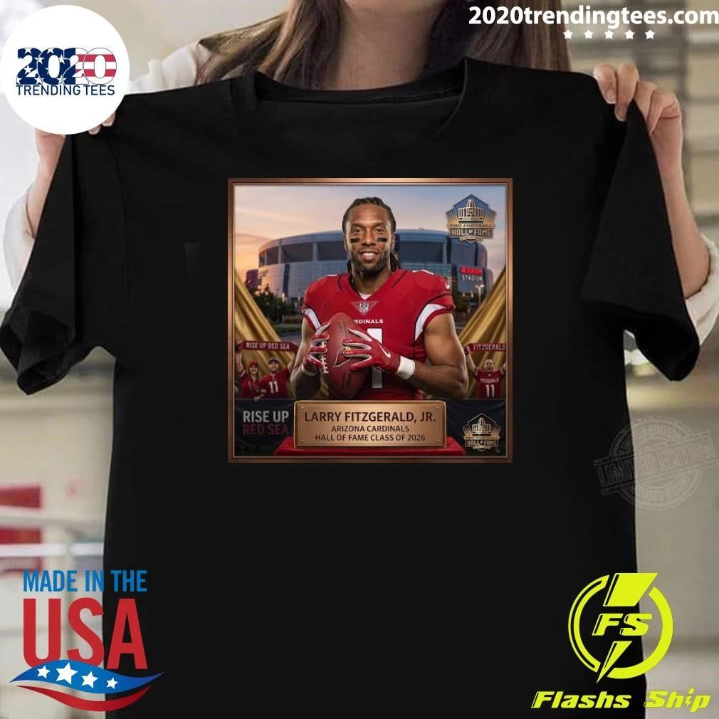 Larry Fitzgerald, Jr. Arizona Cardinals Hall Of Fame Class Of 2026 Shirt