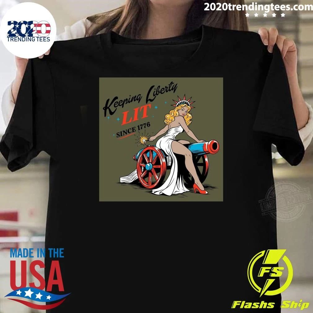 USA 250 Keeping Liberty Lit Since 1776 Shirt