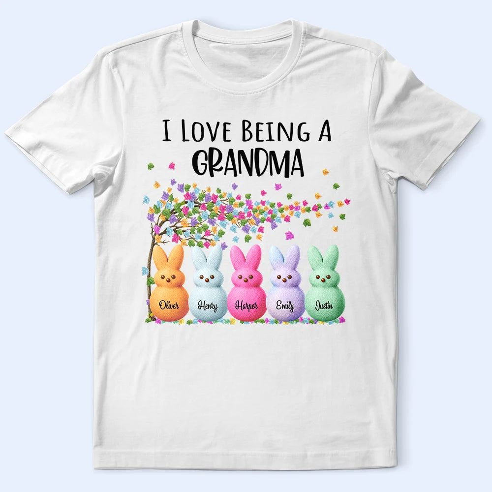 I Love Being A Grandma - Personalized T Shirt