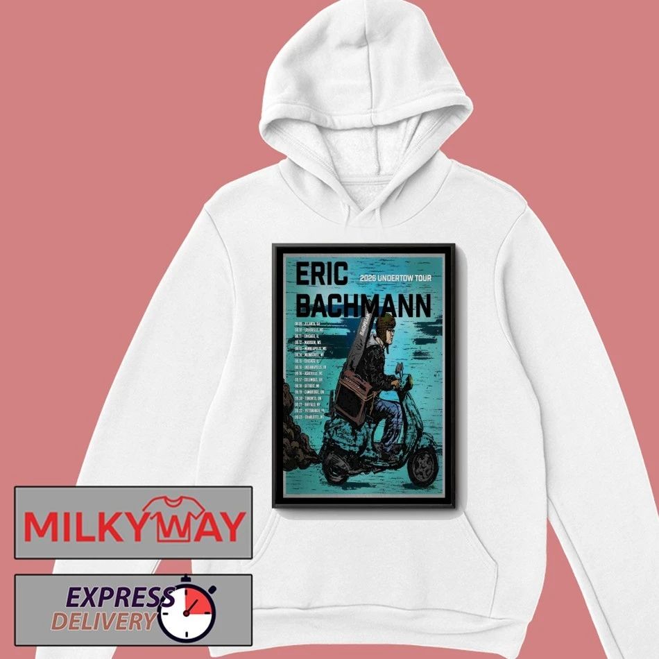 Eric Bachmann Undertow Tour 2026 Poster shirt