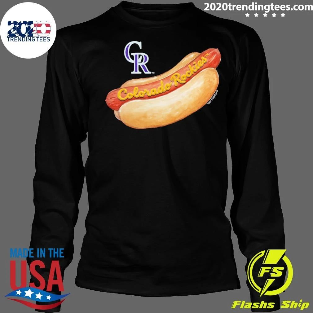 Colorado Rockies Tiny Turnip Women’s Hot Dog Shirt