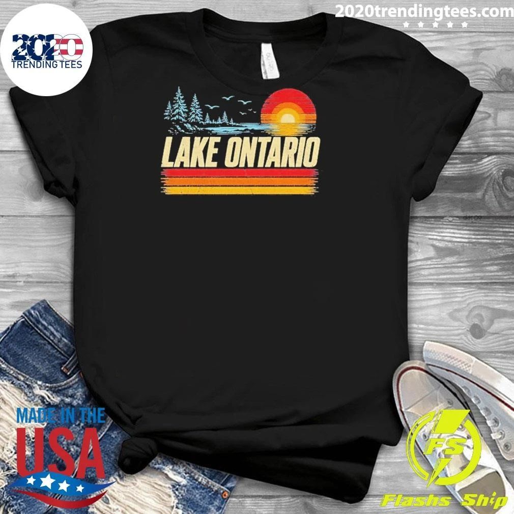 Lake Ontario Great Lakes Sunset Graphic shirt