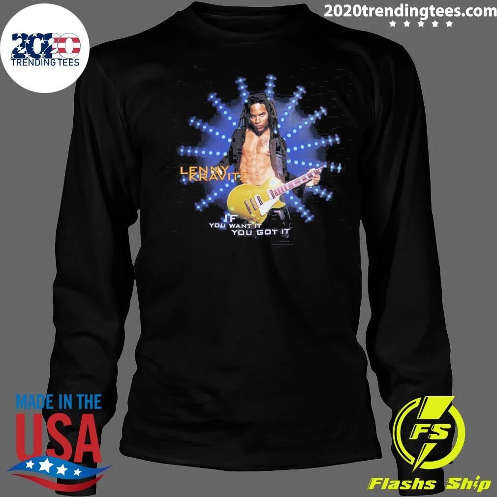 1993 Lenny Kravitz Believe If You Want It You Got It Shirt
