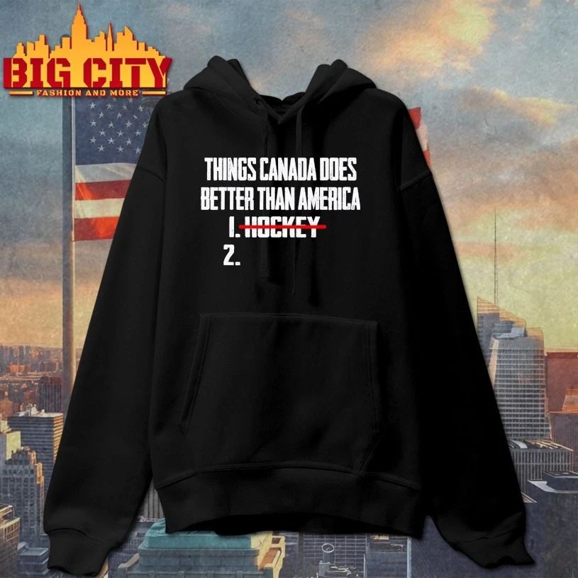 Things Canada Does Better Than America 1 Hockey 2 T-shirt
