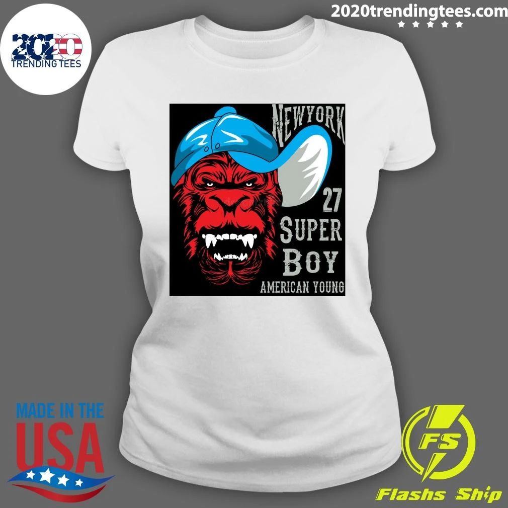 Monkey New York 27 Superboy American Young Shirt