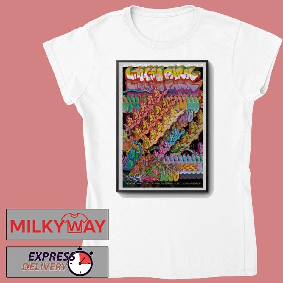 TOUR June 01 2026 Linkin Park Concert Tour Hamburg, Germany LIMITED Poster shirt